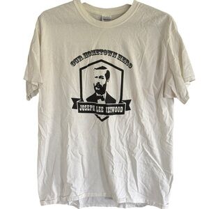 Gildan Our Hometown Hero Northfield Heywood T-shirt Size Large Jesse James Gang